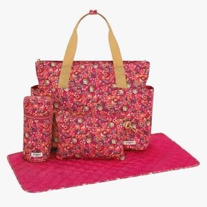Cath Kidston London  Pinball Floral Everyday Changing Diaper Bag Mat NWOT